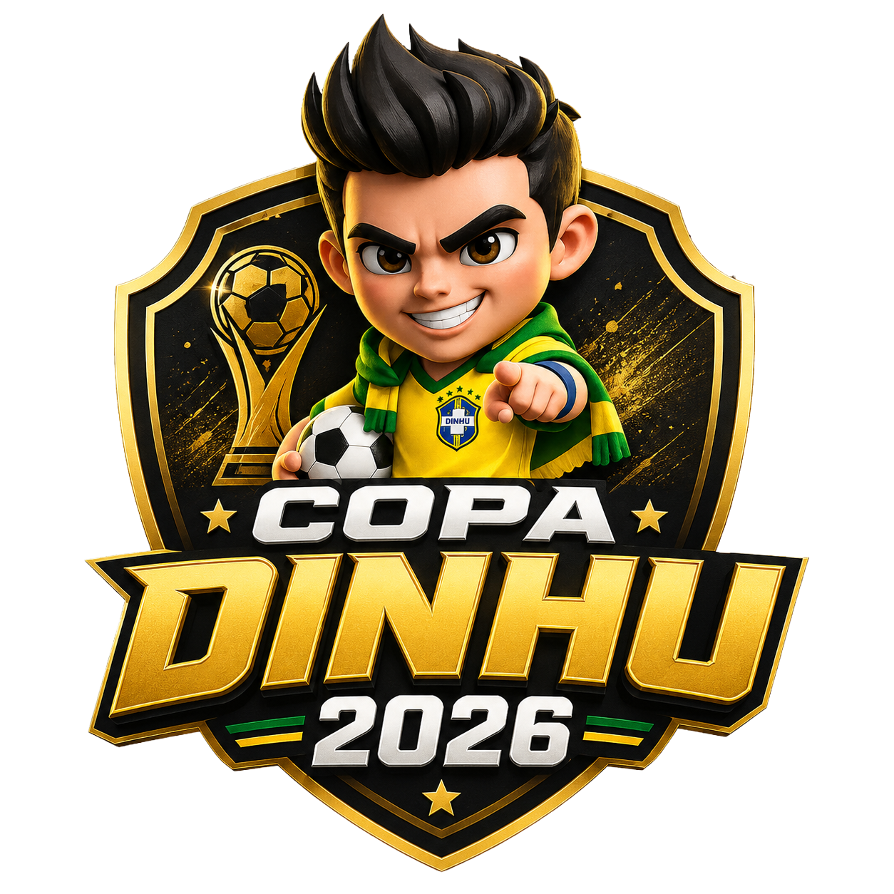 Logo oficial Copa Dinhu 2026
